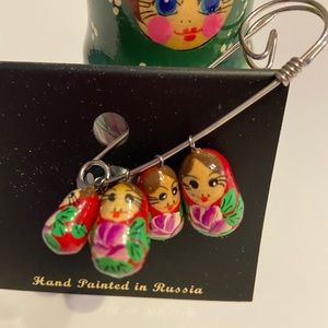 Russian Stacking Doll Pin..